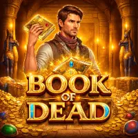 Book of Dead slot game thumbnail at Stellar Spins Casino